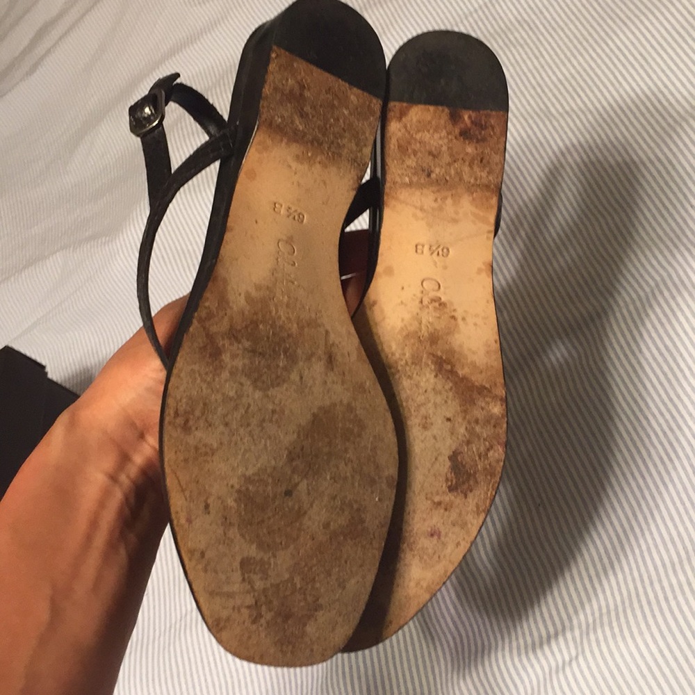 Cole Haan Black leather sandals - Picture 3 of 4